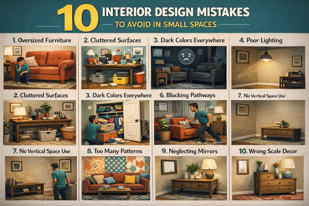 10 Interior Design Mistakes to Avoid in Small Spaces
